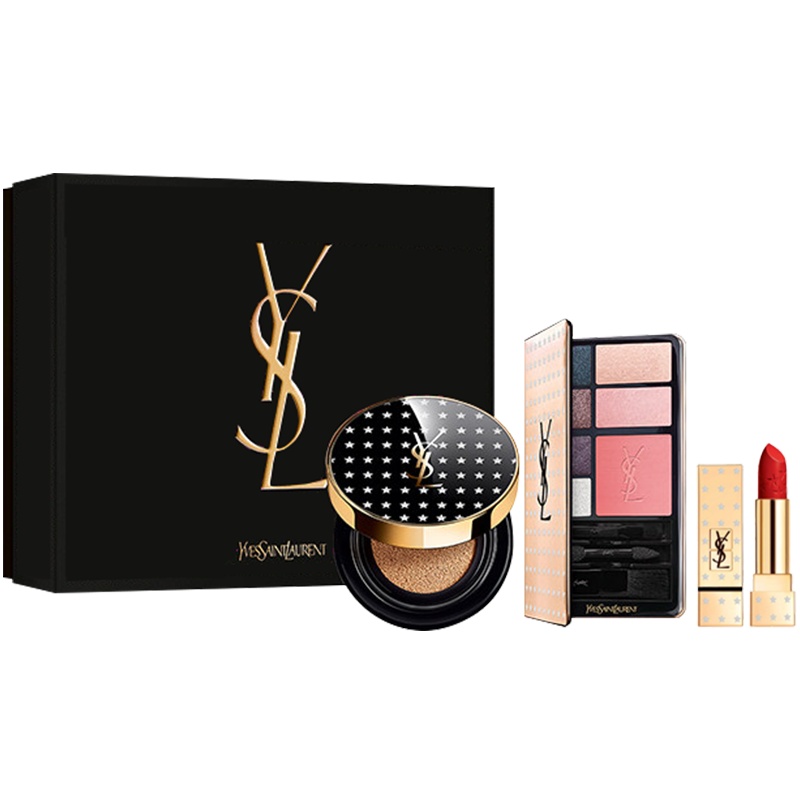 【国内专柜版】圣罗兰即行即妆限定礼盒方管限定版羽毛气垫 B20#自然偏白