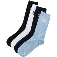 adidas阿迪达斯三叶草男袜6双装运动袜休闲袜子FT8527