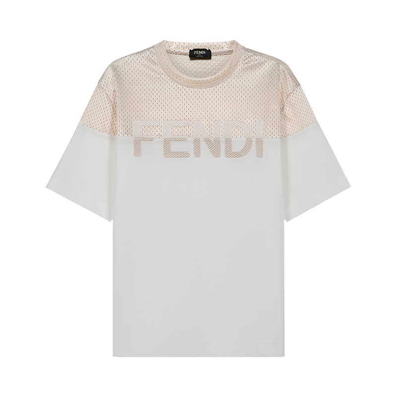 FENDI 男士 棉/聚酯纤维圆领短袖T恤FAF631 A52G