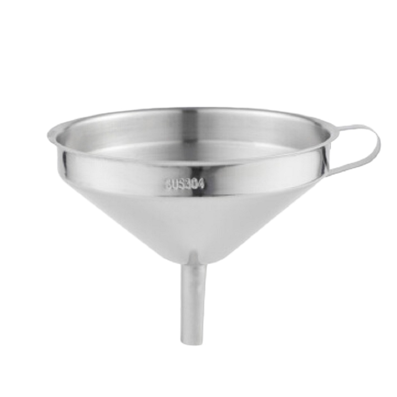 企购优品 巨博(JOBO) 304不锈钢漏斗带可拆卸滤网油漏醋漏红酒滤斗 10CM一只装LDXH