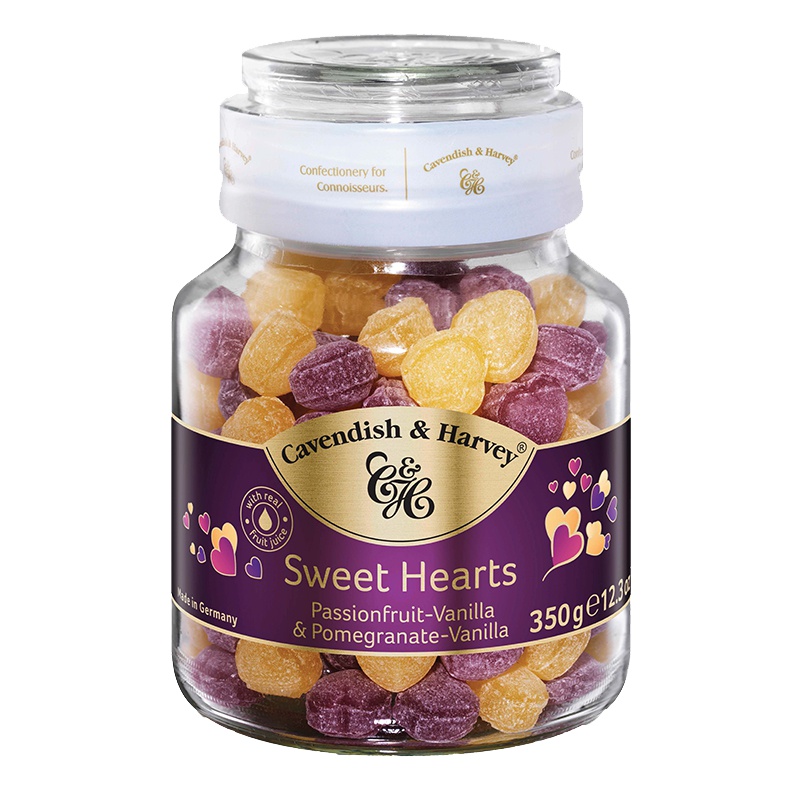 德国进口嘉云糖石榴香草味糖350g女生礼物创意礼盒糖果硬糖儿童零食