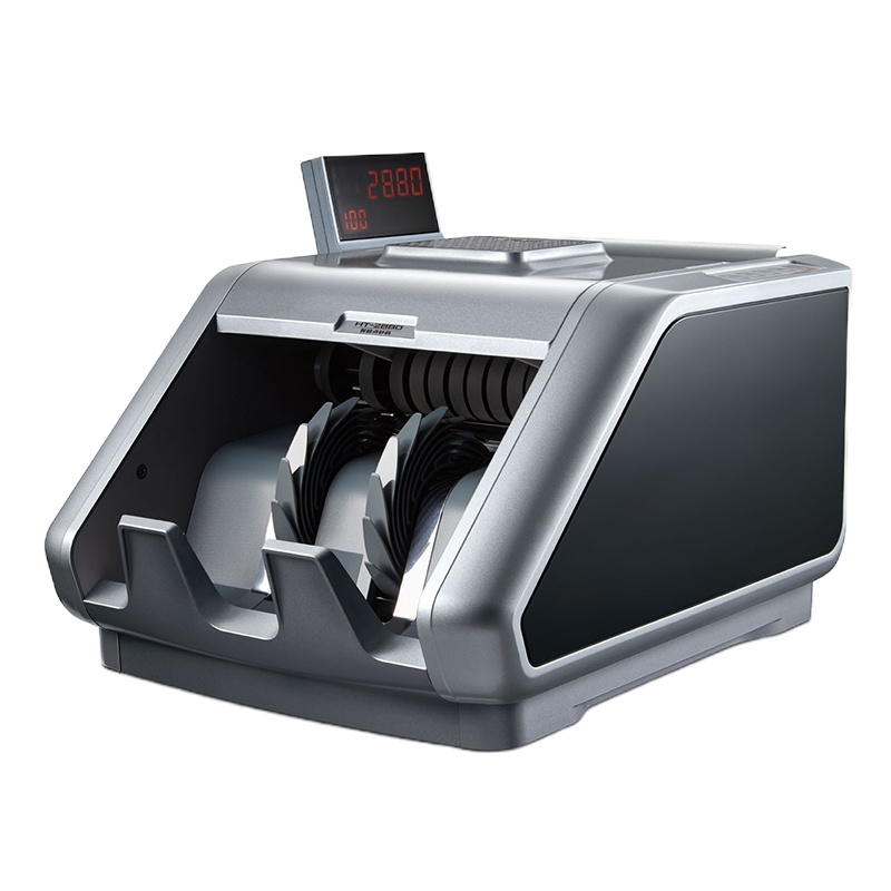 文苏康艺JBYD-HT-2880(B) 2019新版点验钞机验钞机支持新版人民币黑灰色 单个装