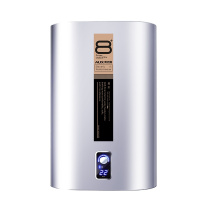 奥克斯(AUX)SMS-50A7电热水器 50升立式扁桶纤薄竖挂双胆储水式热水器速热旋钮空间款2级能效3000W带安装