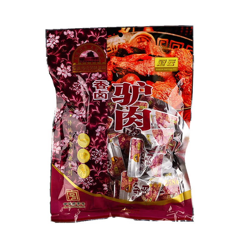 冠云平遥驴肉258g一口香驴肉山西特产冠云香卤真空小包装熟食零食
