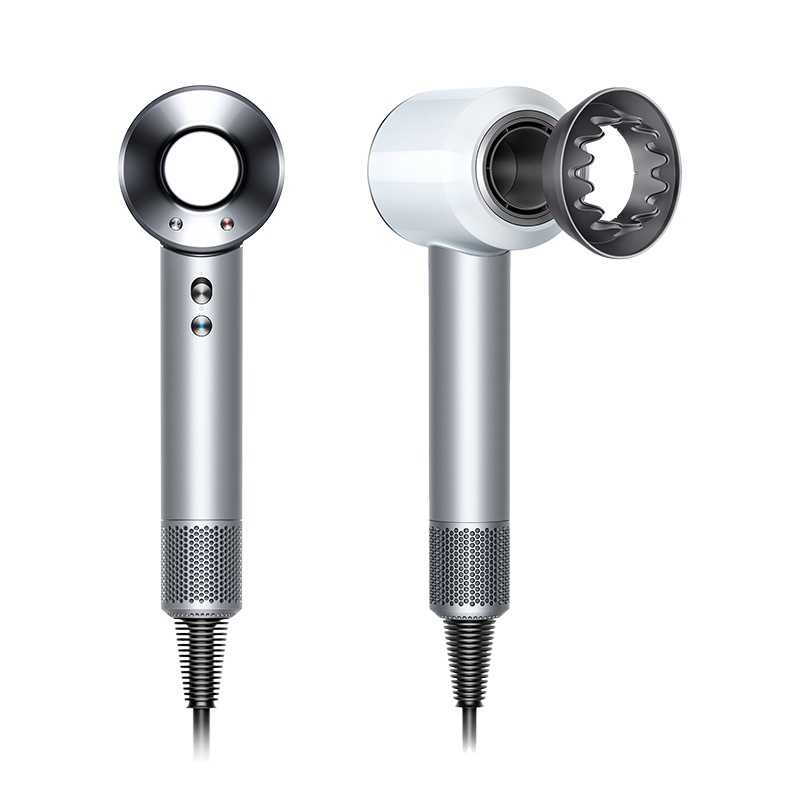 戴森(Dyson)吹风机HD03 电吹风大功率6分钟干发手持平衡负离子恒温护发过热保护银白色 礼物推荐