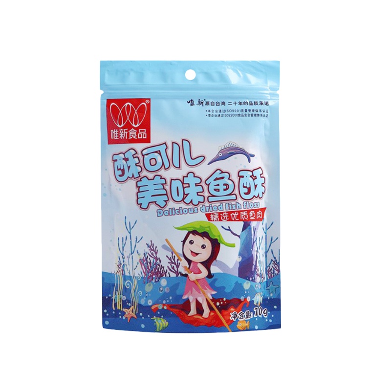 唯新 70g酥可儿美味鱼酥