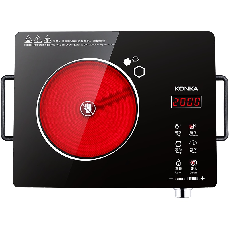 康佳(KONKA)KGIC-2042-聚能之星-电陶炉 2000瓦大功率快速加热 单个价
