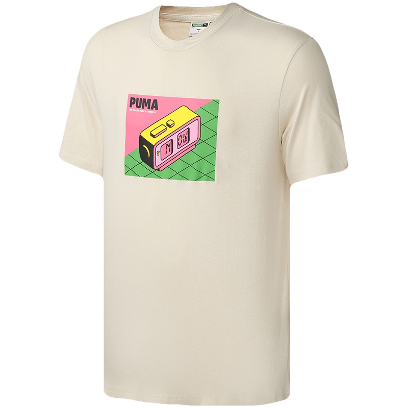 PUMA彪马男装运动服休闲圆领短袖T恤599181