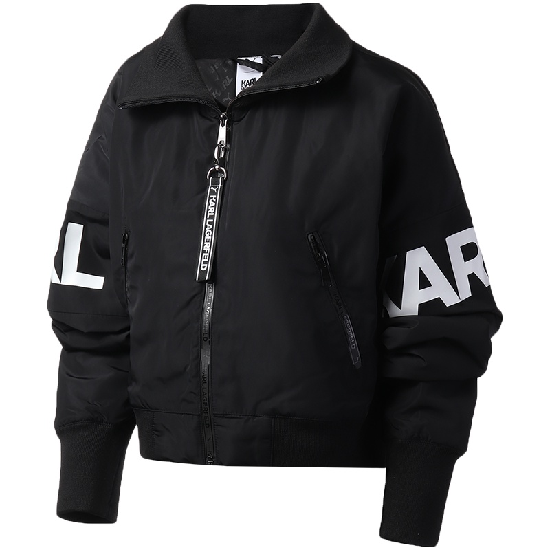 PUMA黑标女装运动服Karl Bomber休闲梭织外套595564