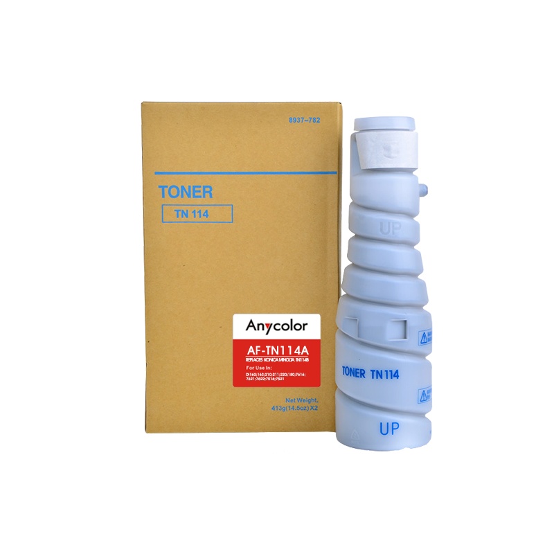 欣彩TN114A硒鼓(墨粉)黑色单支装(适用柯尼卡美能达DI162 163 210 211 220)打印页数:10000