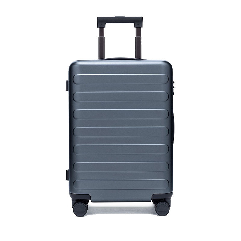 90分七道杠拉杆箱旅行箱 耐磨万向轮行李箱 商旅两用 20寸 钛金灰