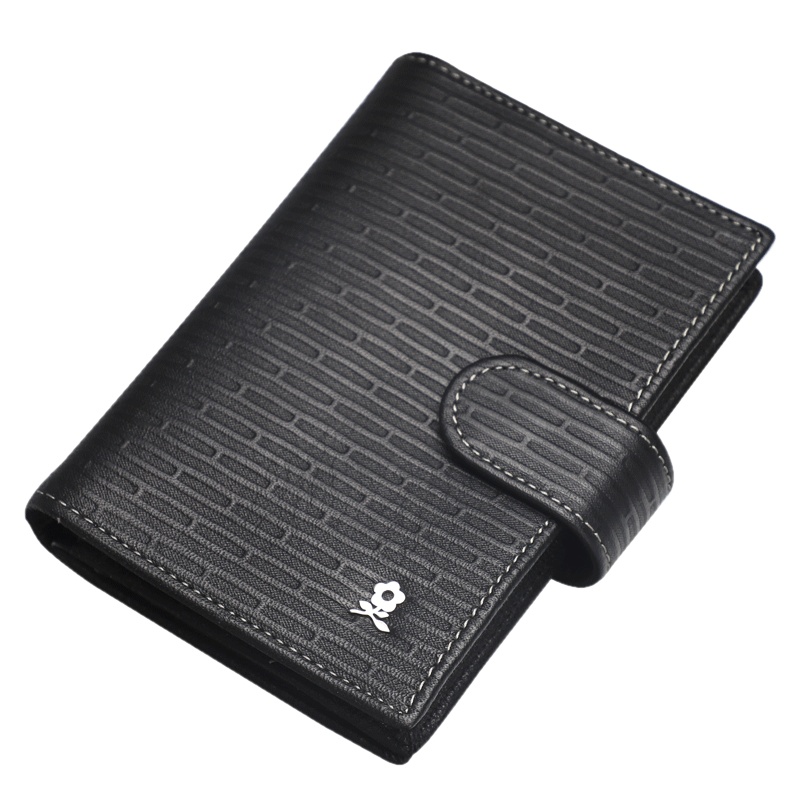 梦特娇男女卡包多卡位男女搭扣信用卡银行卡卡包真皮男女皮夹