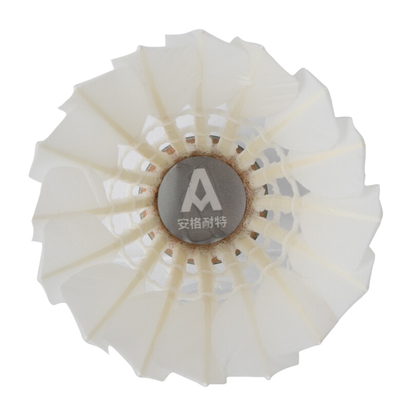 得力 安格耐特(Agnite) 羽毛球 比赛训练耐打娱乐级球 训练级 鸭毛12个/盒 F2208