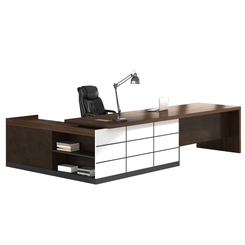 卓澳(ZHUOAO)办公家具现代简约板式大班台经理桌主管桌老板桌总裁办公桌01