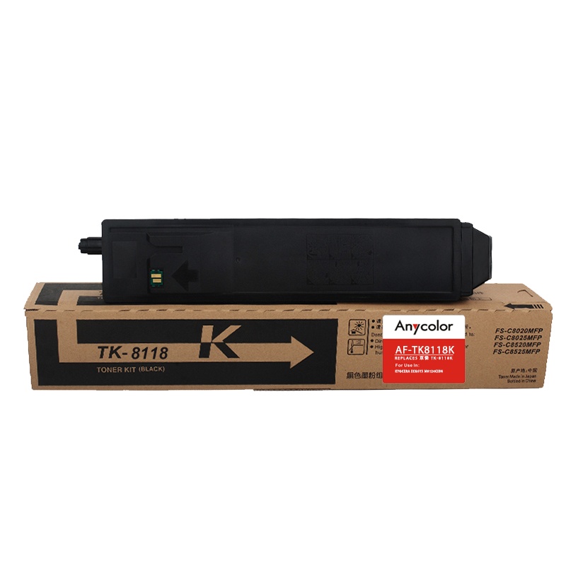 欣彩 TK-8118K黑色墨粉盒 AF-TK8118K 12K适用京瓷ECOSYS M8124cidn复印机