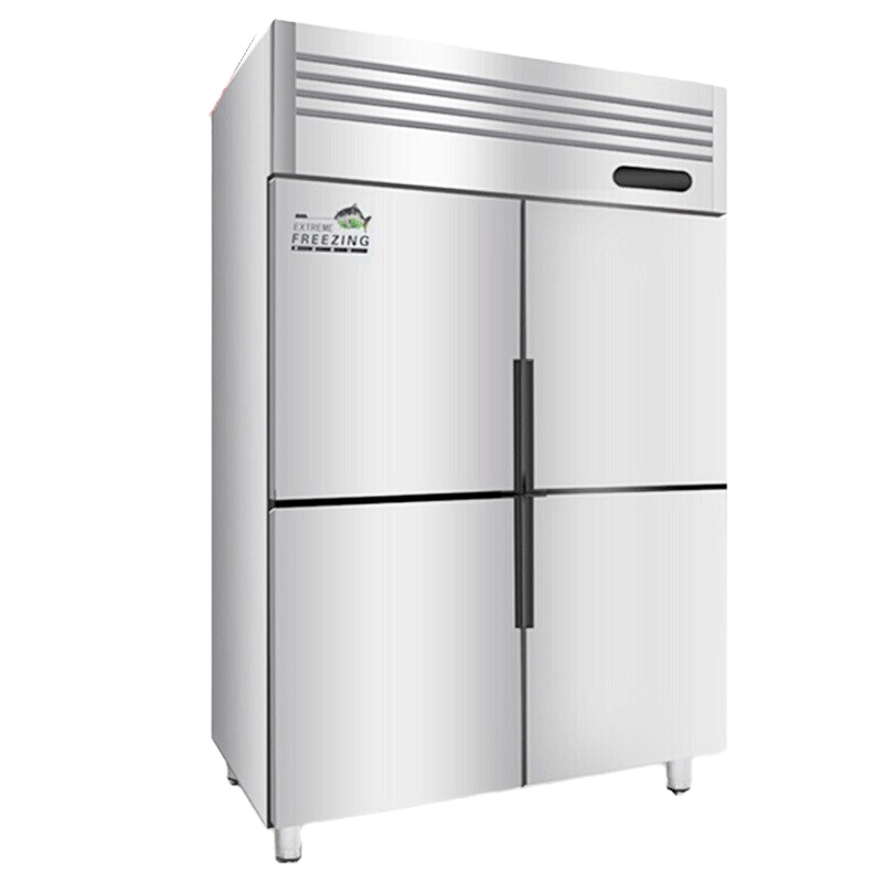 德玛仕(DEMASHI)商用风冷四门冰柜 立式冷冻 冷柜不锈钢冰箱 厨房电器 四门全冷藏BCD-1000A(全冷藏)