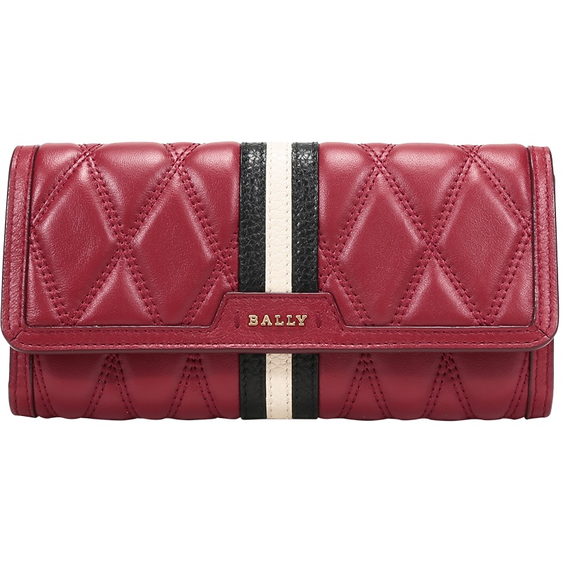 BALLY 巴利 女士 皮质长款钱包钱夹 DINNEY QT