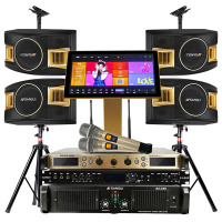 山水(SANSUI) 两对SP2-11套装家庭影院家用客厅会议室专业组合音箱电视KTV音响拓浦发3T点歌机K歌