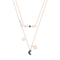 SWAROVSKI施华洛世奇 星星月亮水晶项链 人造水晶 送恋人 女士5273290