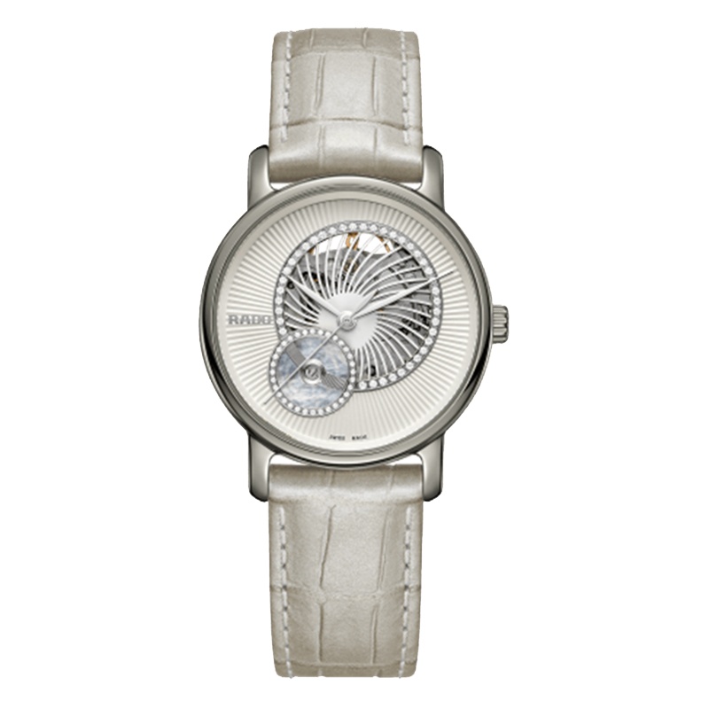 雷达(RADO)瑞士手表钻霸系列时尚休闲简约商务自动机械女士手表R14056935
