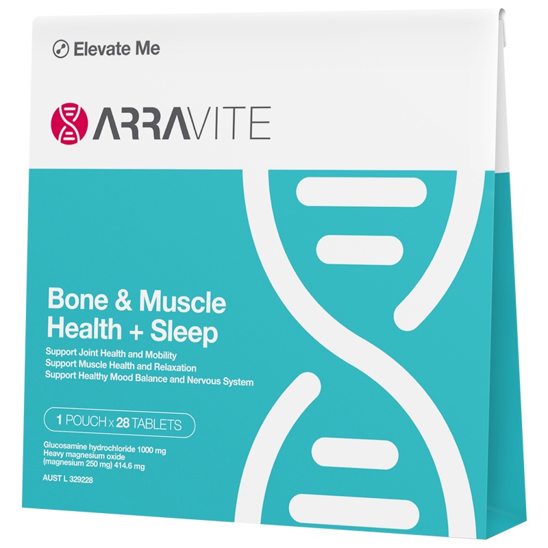 ARRAVITE氨糖维骨力睡眠片28粒/盒装 澳洲原装进口氨基葡萄糖关节灵睡眠香 膳食营养补充剂 效期23.2