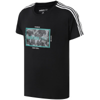 adidas阿迪达斯NEO男装运动服休闲圆领短袖T恤DZ7585