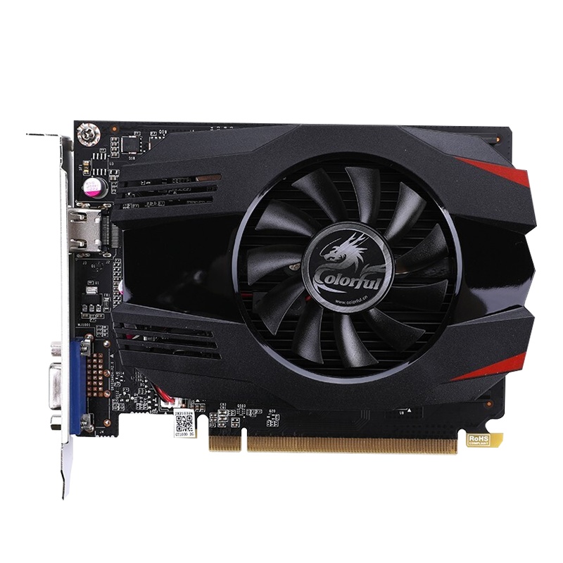 七彩虹 GT1030黄金版 4G 显卡+英特尔(Intel)i3 10100F CPU 显卡套装