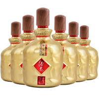 酒鬼(JIUGUI)酒 52度白酒 馥郁天成(2斤装)国产白酒 1000ml*6瓶整箱装