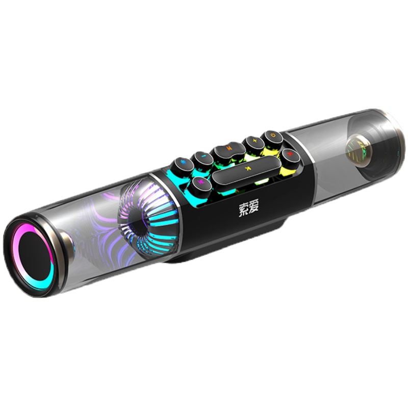 索爱SH19S电脑音响台式家用桌面蓝牙音箱多媒体大功率RGB彩灯超重低音炮笔记本高音质大音量喇叭音响电竞游戏专用