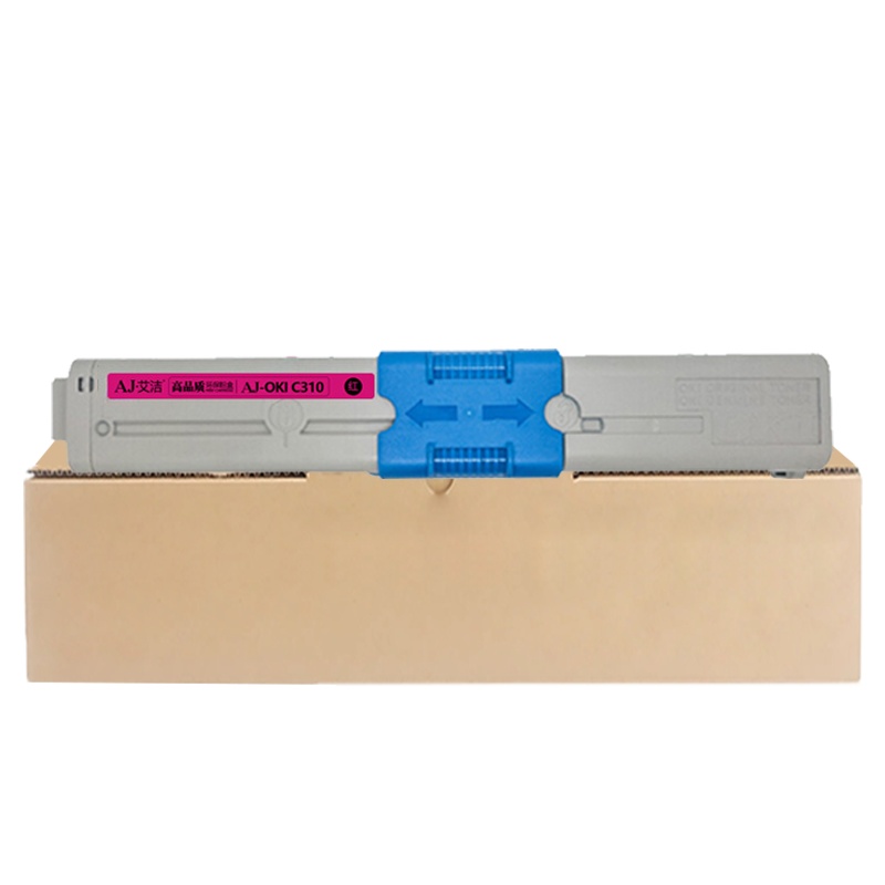 艾洁 OKI C310粉盒红色 适用C331DN C530dn;M561;C310dn墨粉盒