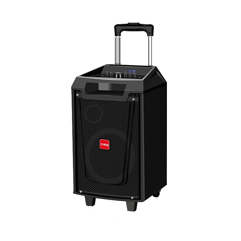 万利达M+9045 音响唱歌音箱广场舞音响移动拉杆音箱蓝牙户外k歌重低音炮大功率便携式影响室外8吋