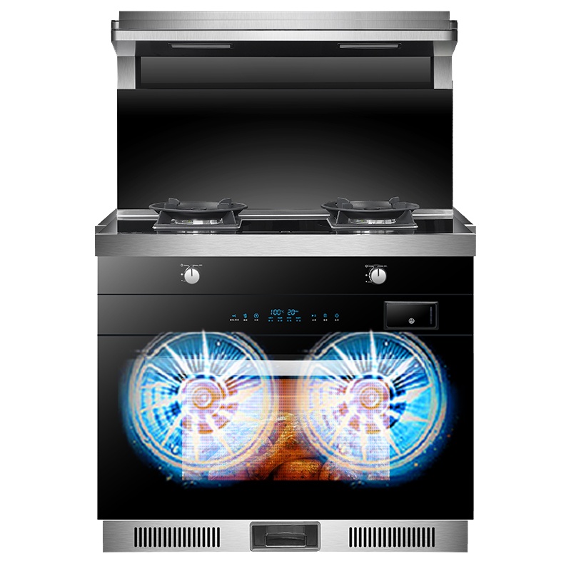 帅人(sazn)ZKSD1一级能效集成灶 蒸烤一体机家用侧吸下排油烟机燃气灶套装 自动清洗(液化气)