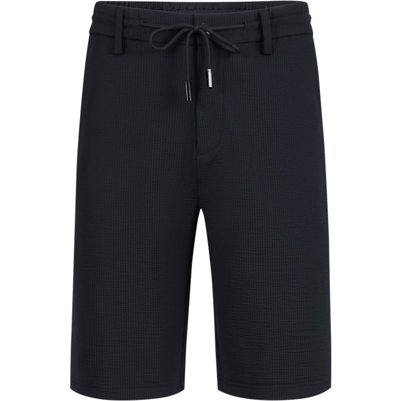 柒牌男装2021夏季便装短裤松紧抽绳高弹力休闲商务直筒裤