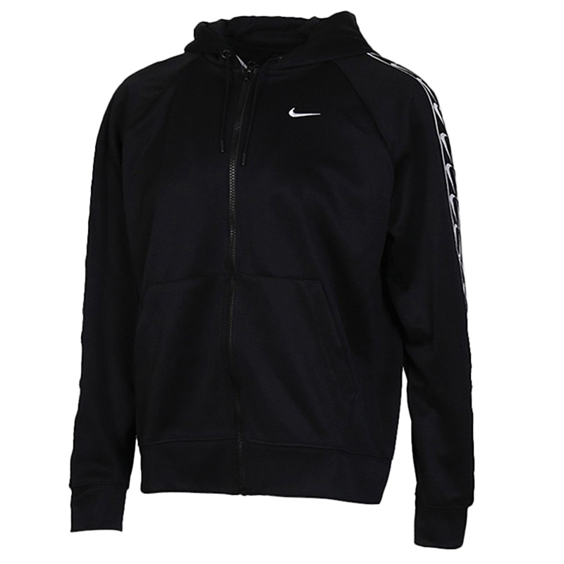 耐克(NIKE) 女子休闲连帽卫衣 W NSW HOODIE FZ LOGO TAPE BV3448-010