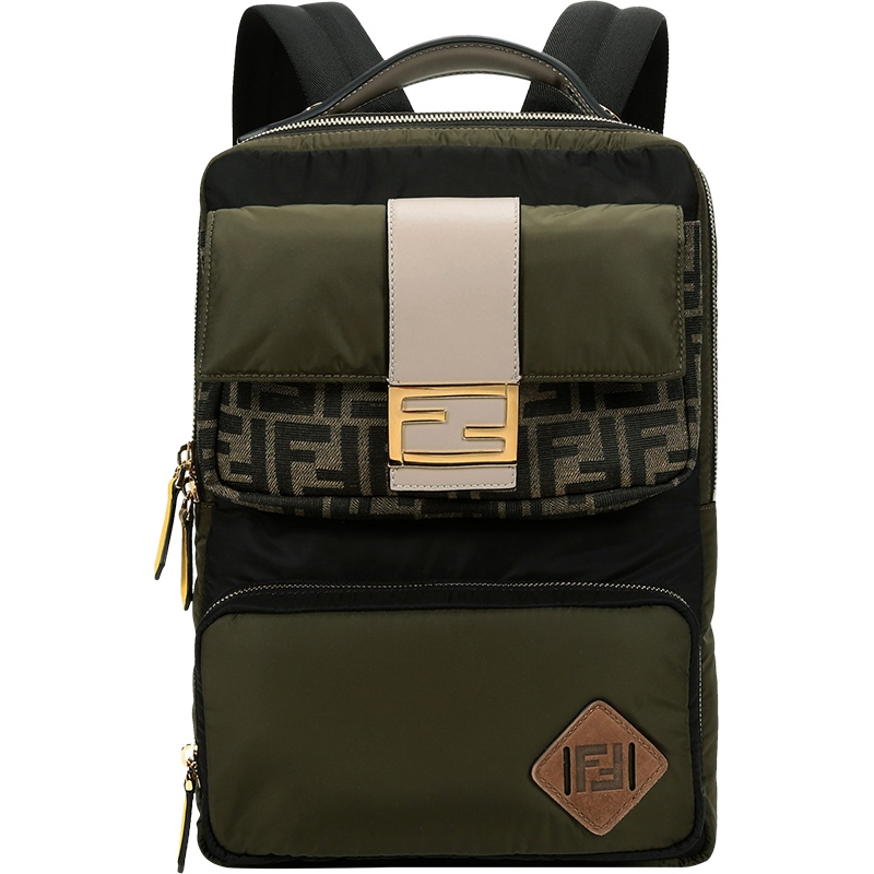 FENDI 男士 织物双肩包 7VZ047 AD1I