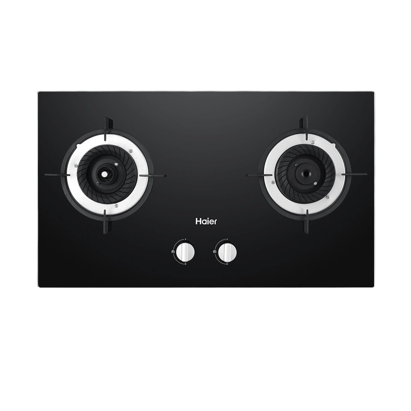 海尔(Haier)嵌入式 双眼灶 智能防干烧 5KW大火力 燃气灶具家用 JZT-QHA7B0(天然气) 海尔厨房电器