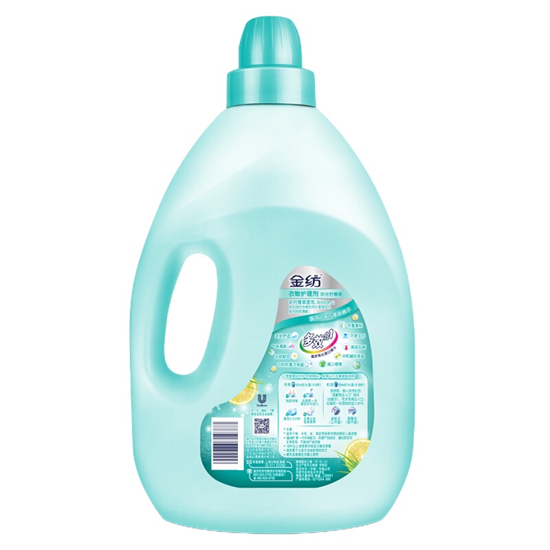 金纺 衣物护理剂阳光柠檬草瓶装 2L*6