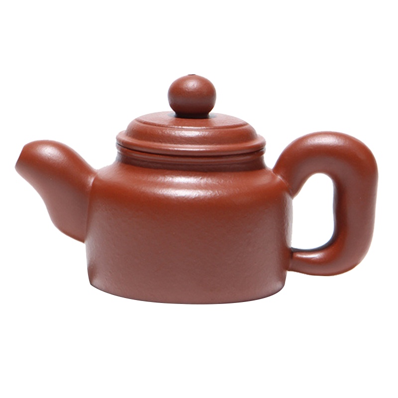 蕙韵 『拙韵德钟』宜兴紫砂壶皱皮朱泥 家用潮汕小品容量茶具茶壶 110ml