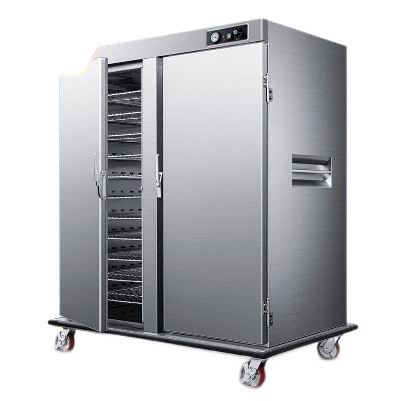 德玛仕 DEMASHI 推拉式保温餐车宴会送餐车 酒店医院移动保温柜 EB-20W(工程款)