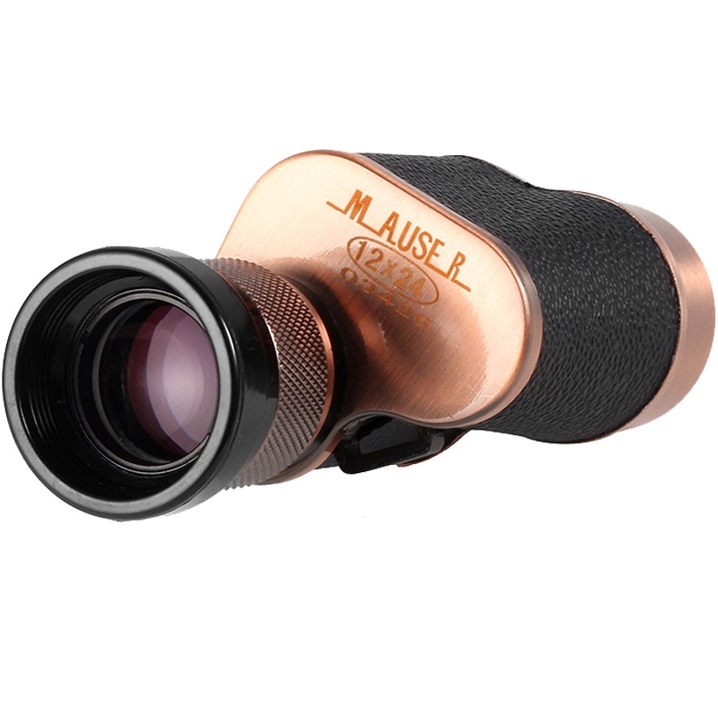 ZIYOUHU 望远镜 6X24德国毛瑟 紫膜 微光可视迷你 单筒望远镜