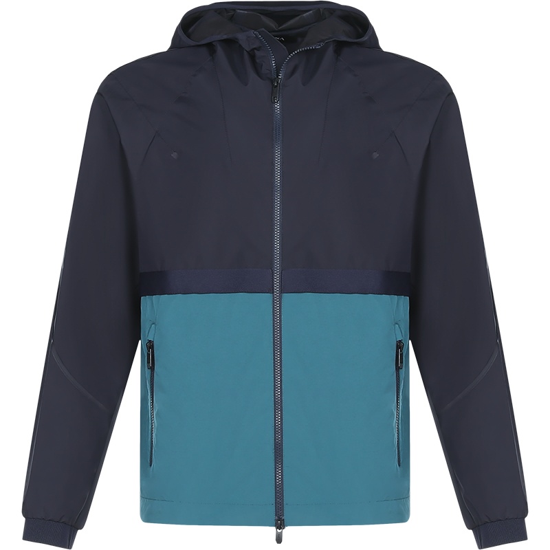 杰尼亚 Z ZEGNA 男士锦纶/聚酯纤维薄款连帽夹克上衣外套VY006 ZZ013