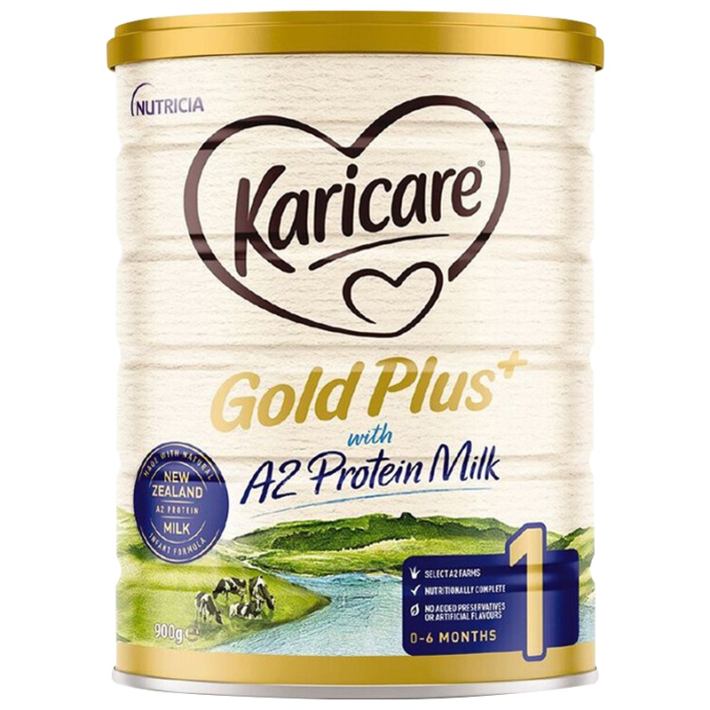 澳洲新西兰可瑞康(karicare)金装A2蛋白宝宝配方牛奶粉1段900g 进口婴幼儿一段奶粉0-6个月 效期24.10
