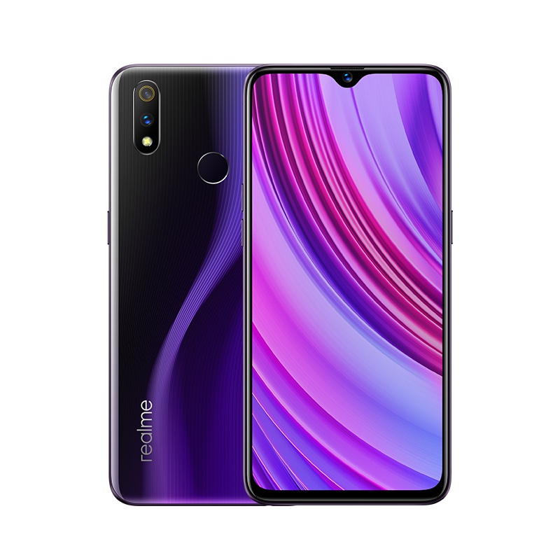 realme 真我X青春版 6GB+128GB电光紫 骁龙710 4045mAh大电池 VOOC 闪充 3.0 全网通双卡双待 正品智能手机 realme X青春版