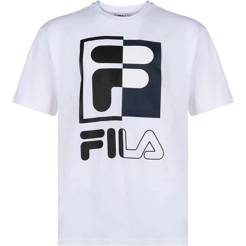 FILA 斐乐 男士棉质圆领短袖T恤 687475