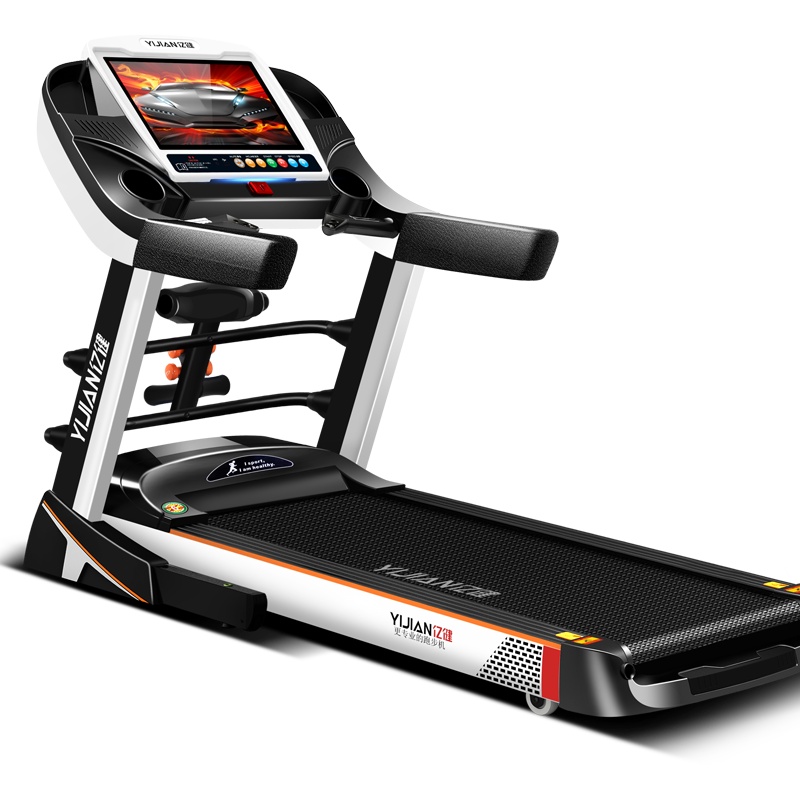 2020升级版亿健8096跑步机家用款多功能减肥超静音大型折叠室内WiFi减震保护膝盖加宽智能多运动模式