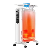 格力取暖器电油汀家用电暖器片13片加宽油丁防烫电热暖风机电暖气片NDY19-X6021 全屋升温