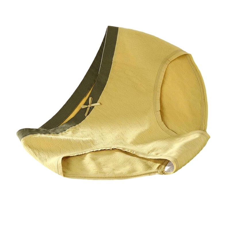 南极人(NanJiren)4条装女士内裤无痕纯棉底裆加肥加大码舒适透气女士三角裤