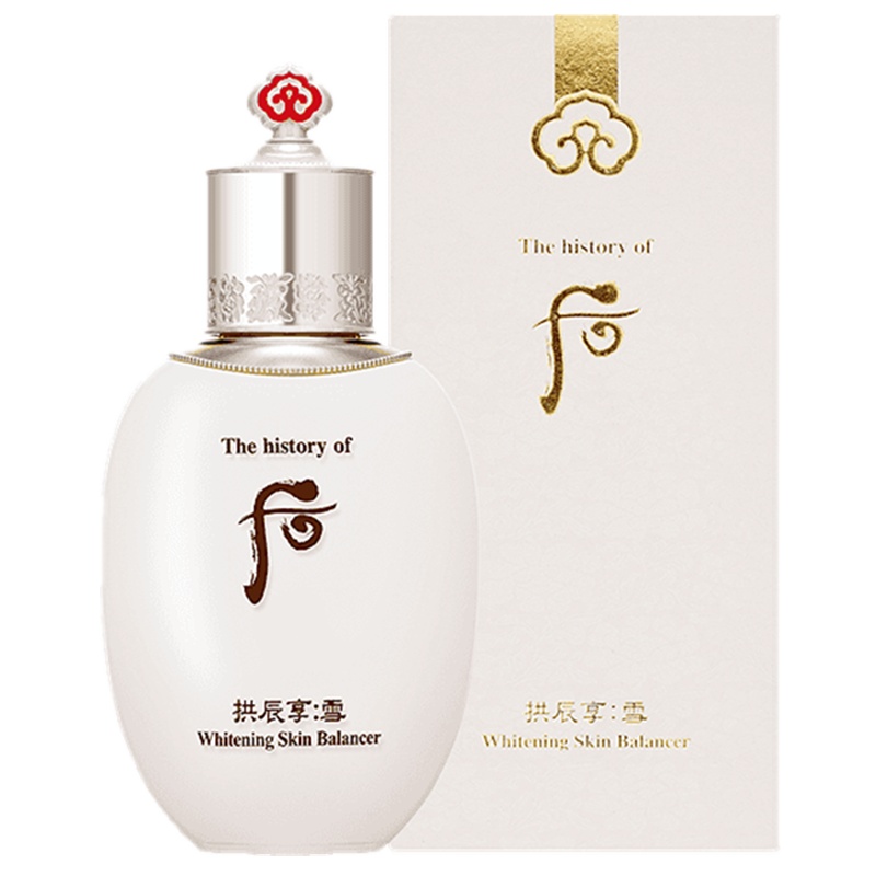 Whoo后雪玉凝滋养液爽肤水150ml 修复暗沉淡化色素堆积皮肤提亮肤色补水保湿 雪爽肤水面部护肤套装