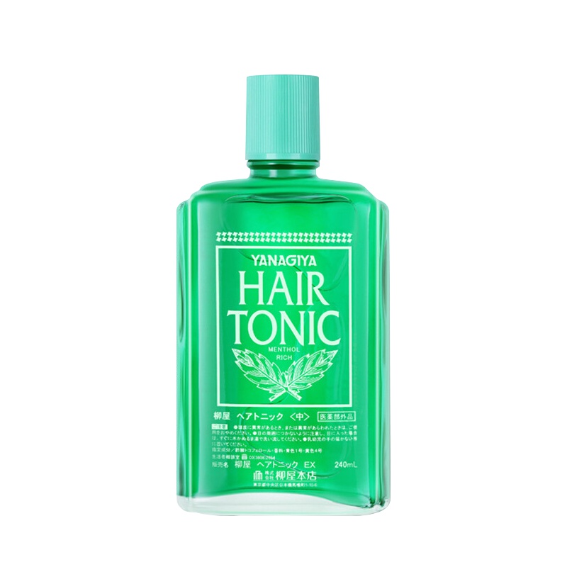 柳屋(YANAGIYA)日本发根营养液 洗护发清凉精华营养水 养发防固清洁护理头皮 240ml 一瓶装
