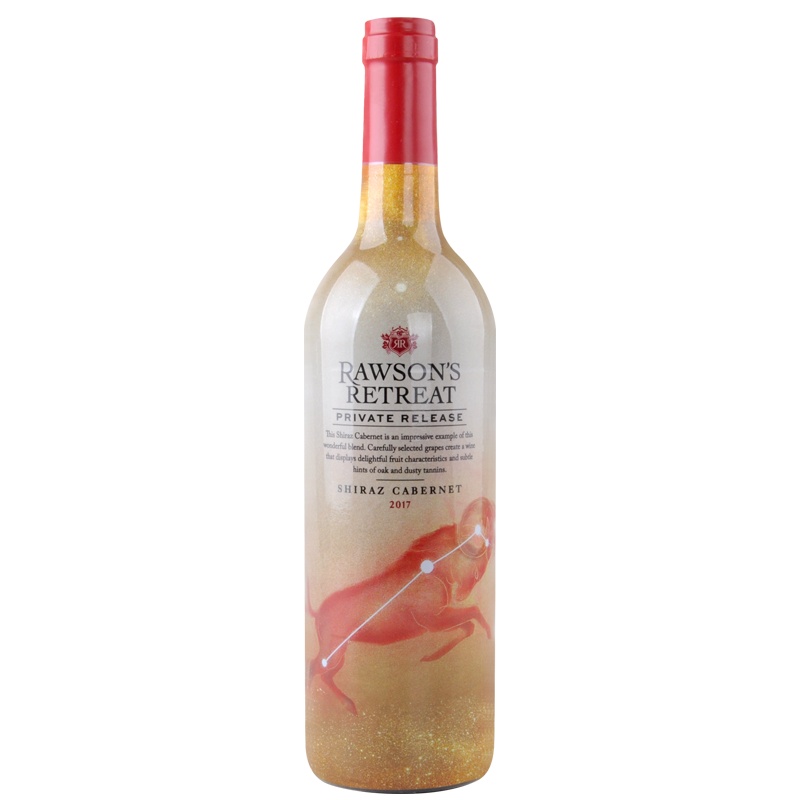 奔富Penfolds 红酒 进口红葡萄酒 整箱装 洛神山庄 私家臻藏十二星座版 设拉子赤霞珠 750ml*12